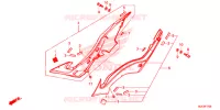 COUVERCLES LATERAUX pour Honda CBR 650 F ABS de 2017