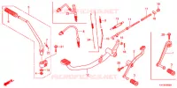 PEDALE   KICK pour Honda ACE 125 CASTED WHEELS, TYPE 2KE de 2017