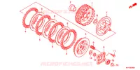 EMBRAYAGE pour Honda ACE 125 CASTED WHEELS 3DK de 2017