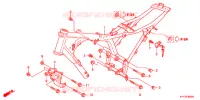 CADRE (1) pour Honda ACE 125 CASTED WHEELS, TYPE 4KE de 2017