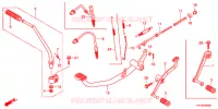 PEDALE   KICK pour Honda ACE 125 CASTED WHEELS, TYPE 4KE de 2017
