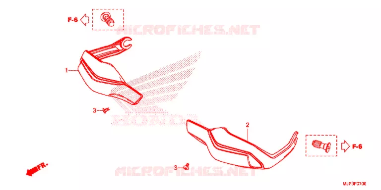 PROTEGES MAINS Honda MOTO 1000 AFRICA-TWIN 2017  CRF1000AH