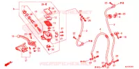 MAITRE CYLINDRE DE FREIN AVANT (CRF1000A/CRF1000D) pour Honda AFRICA TWIN 1000 ABS de 2017