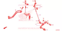 PEDALE pour Honda AFRICA TWIN 1000 DCT de 2017