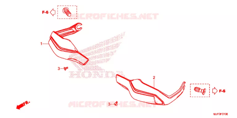 PROTEGES MAINS Honda MOTO 1000 AFRICA-TWIN 2017  CRF1000DH