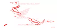 PROTEGES MAINS pour Honda AFRICA TWIN 1000 DCT WHITE de 2017