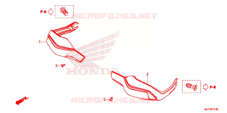 PROTEGES MAINS Honda MOTO 1000 AFRICA-TWIN 2017  CRF1000DH