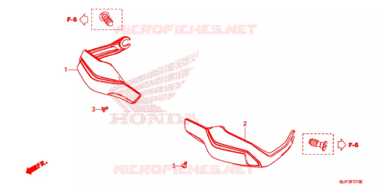 PROTEGES MAINS Honda MOTO 1000 AFRICA-TWIN 2017  CRF1000DH