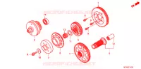TRANSMISSION PRIMAIRE pour Honda GL 1800 GOLD WING STD de 2017
