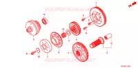TRANSMISSION PRIMAIRE pour Honda GL 1800 GOLD WING STD BLUE de 2017