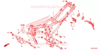 CADRE pour Honda CB 125 F de 2017