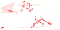 PEDALE pour Honda GL 1800 GOLD WING ABS NAVI de 2013