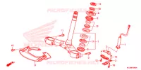 GUIDON   TE DE FOURCHE pour Honda GL 1800 GOLD WING BASE de 2014