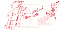 MAITRE CYLINDRE DE FREIN ARRIERE pour Honda GL 1800 GOLD WING ABS NAVI BLACK de 2014