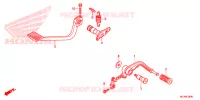 PEDALE pour Honda GL 1800 GOLD WING ABS NAVI BLACK de 2014