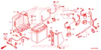 BATTERIE pour Honda GL 1800 GOLD WING BASE,  RED de 2015