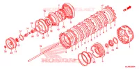 EMBRAYAGE pour Honda GL 1800 GOLD WING BASE,  RED de 2015