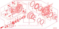 COUPLE CONIQUE pour Honda GL 1800 GOLD WING ABS NAVI RED de 2015