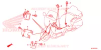FAISCEAU D'AIRBAG pour Honda GL 1800 GOLD WING ABS NAVI AIRBAG RED de 2015