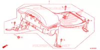 MODULE AIRBAG pour Honda GL 1800 GOLD WING ABS NAVI AIRBAG RED de 2015