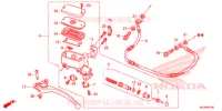 MAITRE CYLINDRE pour Honda GL 1800 GOLD WING BASE,  RED de 2016