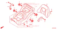 SELLE pour Honda GL 1800 GOLD WING de 2016