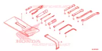 OUTIL pour Honda GL 1800 GOLD WING ABS NAVI SILVER de 2016