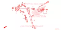 BEQUILLE pour Honda CB 1000 R ABS BLACK de 2011