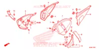 COUVERCLES LATERAUX pour Honda CB 1000 R ABS BLACK de 2011