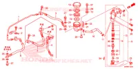 MAITRE CYLINDRE DE FREIN ARRIERE pour Honda CB 1000 R ABS BLACK de 2011