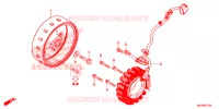 ALTERNATEUR pour Honda CB 500 F ABS de 2016