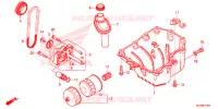 CARTER   POMPE   FILTRE A HUILE pour Honda CB 500 F ABS de 2016