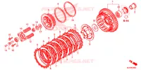 EMBRAYAGE pour Honda CB 500 F ABS de 2016