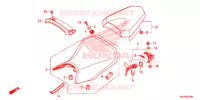 SELLE pour Honda CB 500 F ABS de 2016