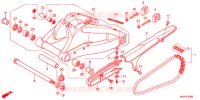 BRAS OSCILLANT pour Honda CBR 1000 RR WHITE de 2012