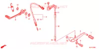 PEDALE pour Honda CBR 1000 RR WHITE de 2012