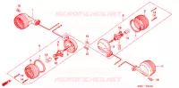 CLIGNOTANT pour Honda CD 125 BENLY de 2001