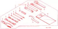 OUTIL pour Honda CD 125 POST OFFICE de 2001