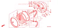 PHARE pour Honda CD 125 POST OFFICE de 2001