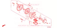 POMPE A HUILE pour Honda CD 125 POST OFFICE de 2001