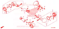 CLIGNOTANT pour Honda 50 METROPOLITAN II de 2008