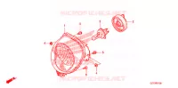 PHARE pour Honda 50 METROPOLITAN II de 2008