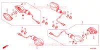 CLIGNOTANT pour Honda CB 125 F DRIVING SCHOOL YA de 2016