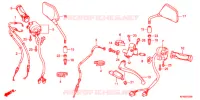 LEVIER DE GUIDON   CABLE   COMMODO pour Honda CB 125 F DRIVING SCHOOL YA de 2016