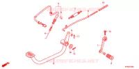 PEDALE pour Honda CB 125 F DRIVING SCHOOL YA de 2016