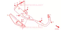 SILENCIEUX D'ECHAPPEMENT pour Honda CB 125 F DRIVING SCHOOL YA de 2016