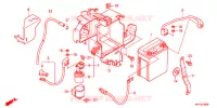 BATTERIE pour Honda CB 125 F DRIVING SCHOOL YB de 2016
