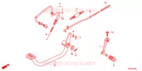 PEDALE pour Honda CB 125 F DRIVING SCHOOL YB de 2016