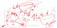COUVERCLES LATERAUX pour Honda MAGNA 50 de 2002