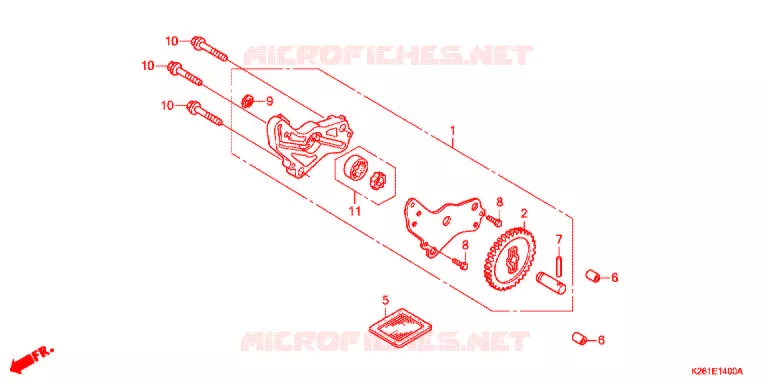 POMPE A HUILE Honda MOTO 125 MSX 2013  MSX125D